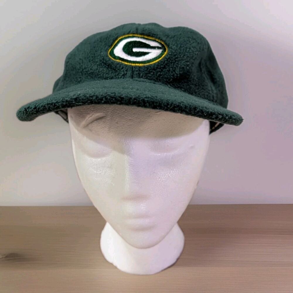 NFL Game Day Green Bay Packers Fleece Ball Cap Hat Adult OSFA Football Lover